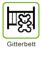 Kinderbett / Gitterbett